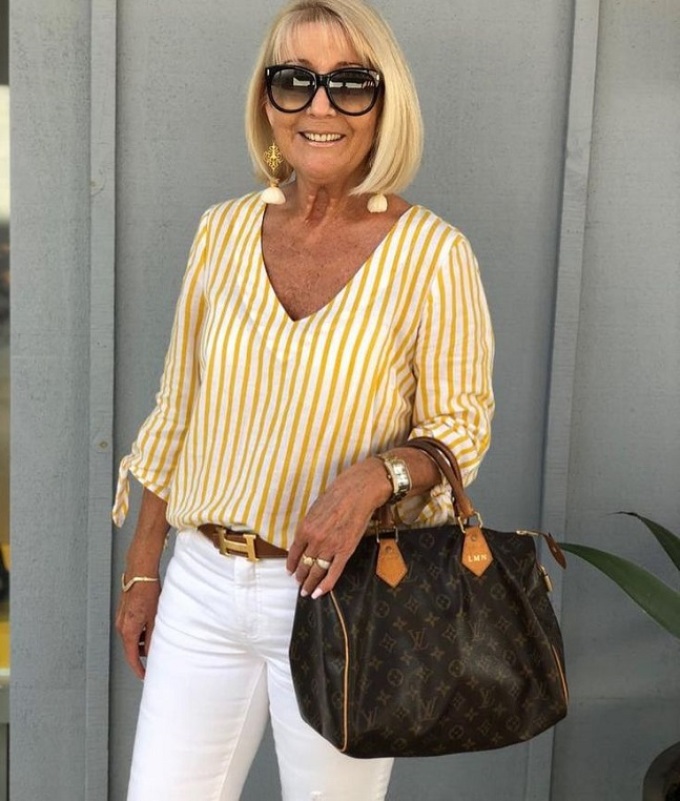 Женщина после 50 лет: модные луки