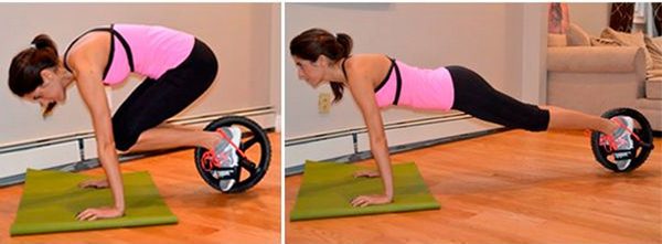 Упражнения с гимнастическим колесом для женщин. Польза после родов, при грыже позвоночника, остеохондрозе, противопоказания. Комплекс для начинающих